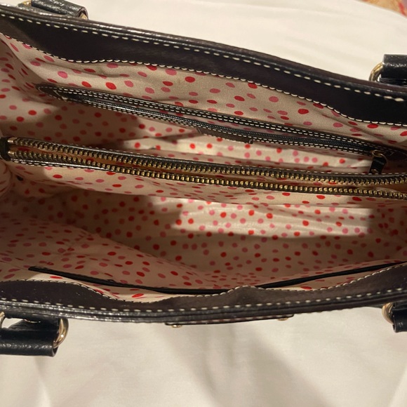 Kate Spade Black Leather Tote Bag - Picture 6 of 12